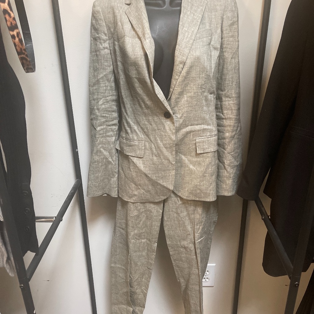 Theory Brown Pantsuit (Small)
